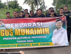 Komunitas Bengkel Sinjai Deklarasi Dukung Gus Muhaimin