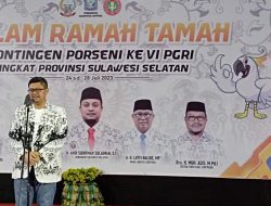 Kontingen Porseni ke-VI PGRI Gelar Malam Ramah Tamah