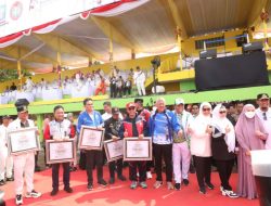 Porseni PGRI di Bumi Latemmamala Banjir Kepala Daerah