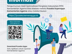 Kemenag Umumkan Hasil Optimalisasi Pengisian Kebutuhan PPPK