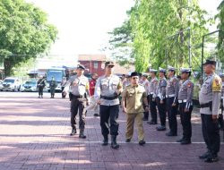 Kapolres dan Pj Bupati Bantaeng Gelar Apel Pasukan Operasi Lilin Tahun 2023