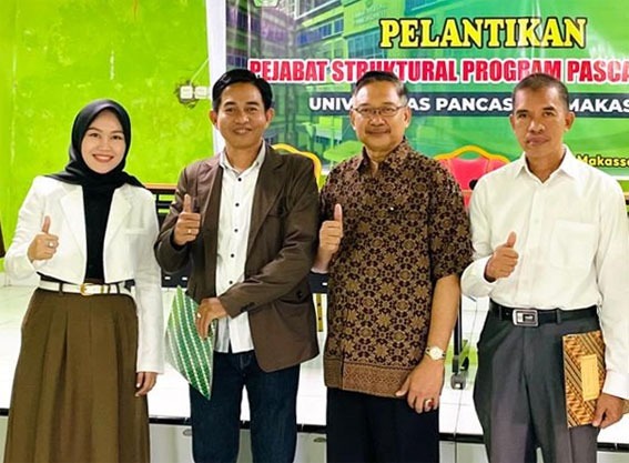 Dr Anirwan SIP MAP, dilantik sebagai Direktur Program Pascasarjana (PPs) Unpacti Makassar