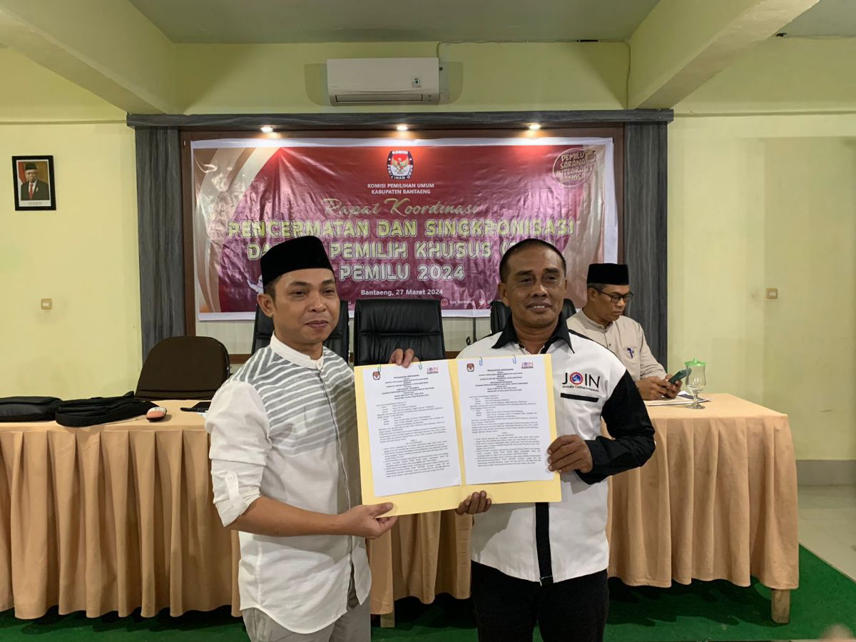 Kpu Bantaeng dan JOIN Bantaeng teken MoU