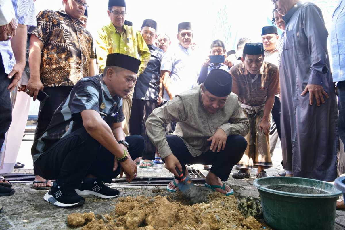 Peletakan batu pertama Masjid Nurul Ilmi Himal