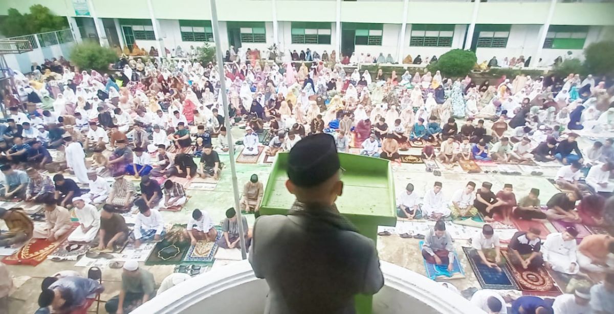 Yayasan pendidikan tamalatea gelar shalat Idul Fitri 1445 H