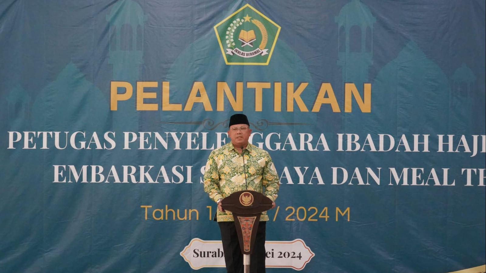 Info Haji 2024 : Direktur Pelayanan Haji Dalam Negeri Ditjen PHU Kementerian Agama, Saiful Mujab,