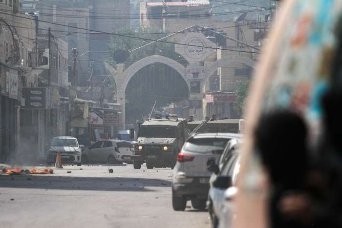 Perlawanan pejuang Palestina di Kota Jenin Tepi Barat