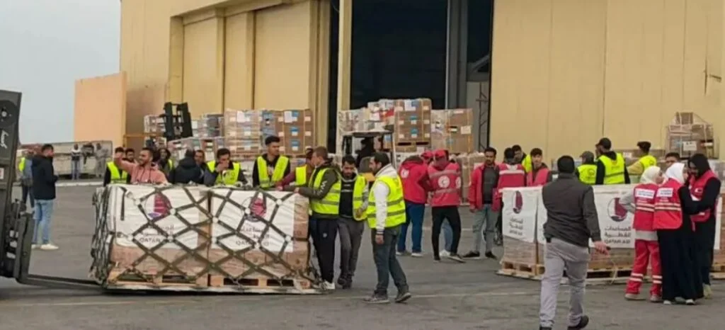 Gudang bantuan kemanusiaan