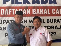 Lengkapi Berkas Pendaftaran ke Partai Perindo, VDB: Niat Tulus Membangun Toraja