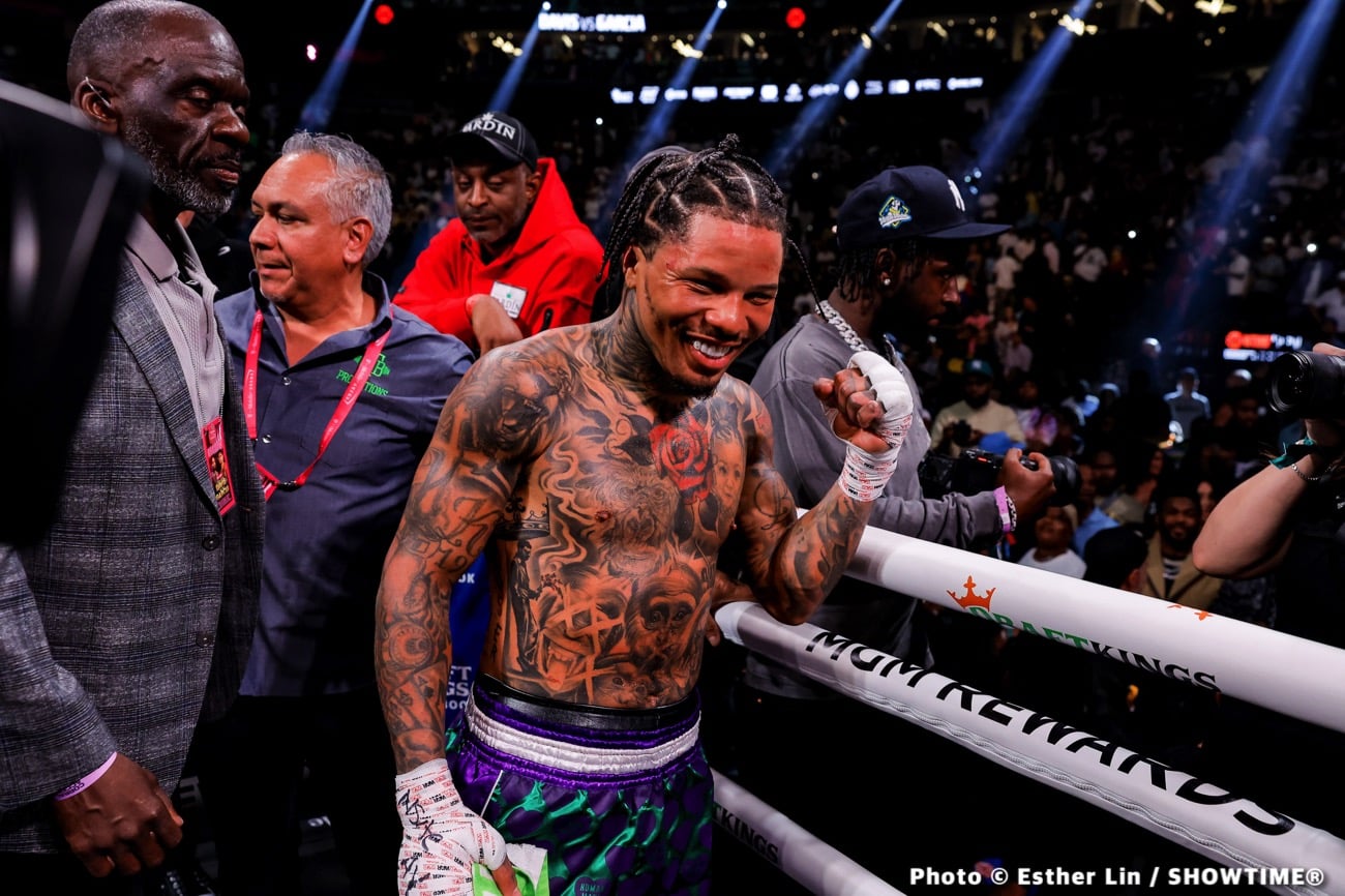 Gervonta Davis usai mengalahkan Frank The Ghost Martin