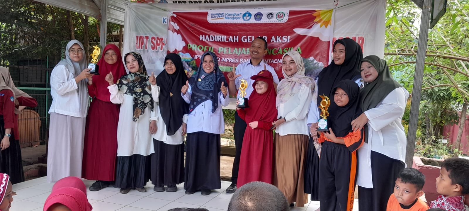 Sejak Maret hingga Juni 2024, ada sejumlah mahasiswa melaksanakan program di SD Inpres Banta-Bantaeng I.