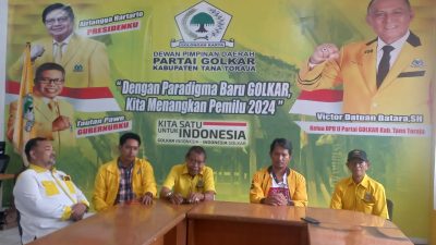 Golkar Pastikan Solid Dukung Victor – John di Pilkada Tana Toraja 2024