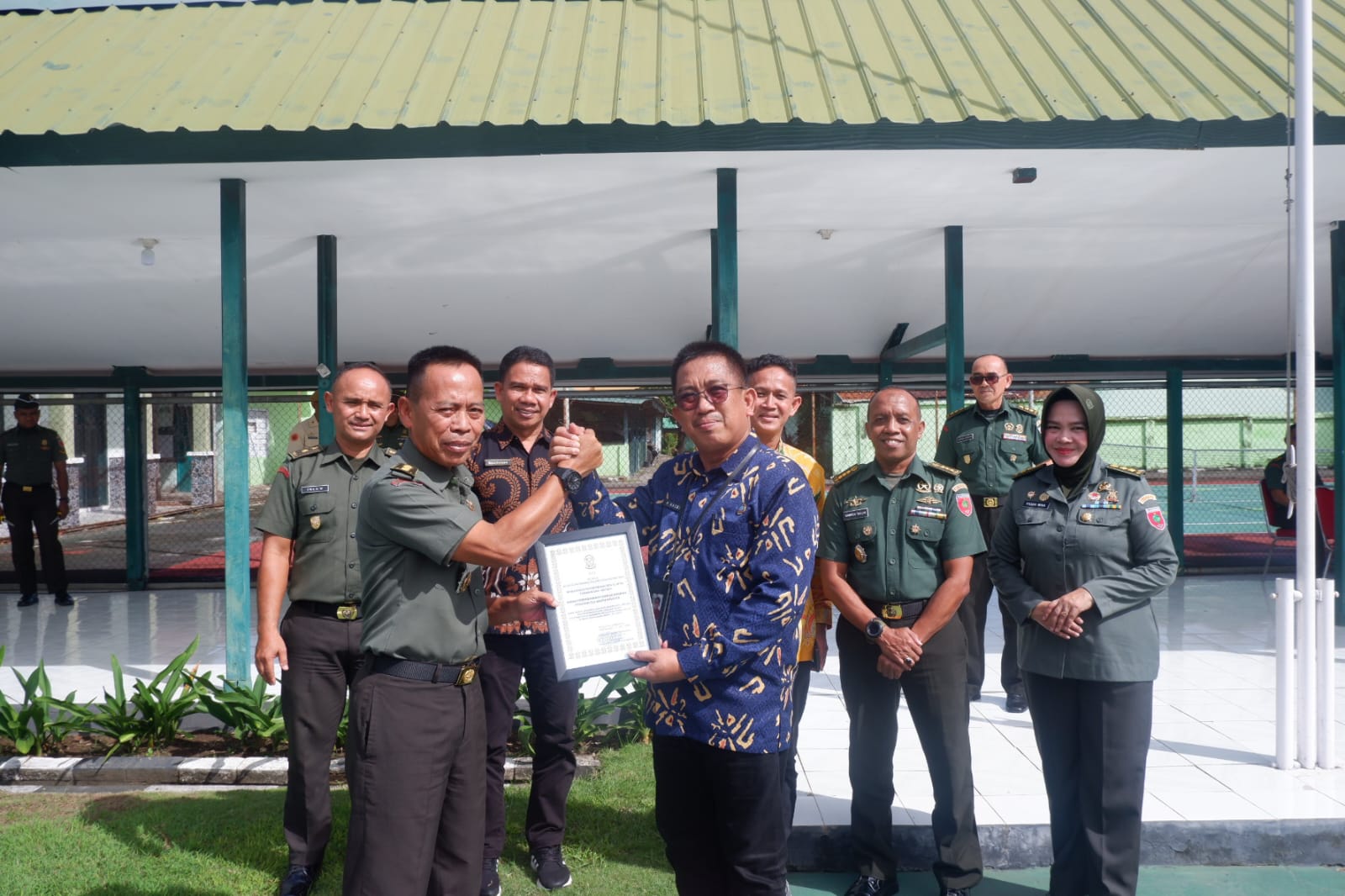 Pemusnahan Arsip Kudam XIV Hasanuddin
