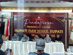 KPU Tana Toraja Terima Dua Pasangan Calon Bupati dan Wakil Bupati Pilkada 2024