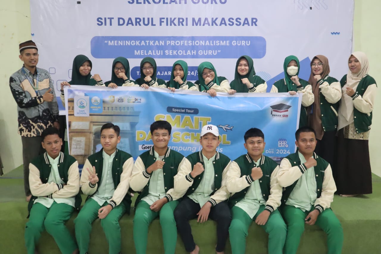 Murid SMAIT Darul Fikri Makassar Gelar Goes to Kampung Inggris ke Pare, Kediri