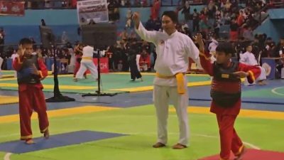 Zhafran Alaric, Siswa SD Inpres Hartaco Raih Medali Perak di Kejuaraan Nasional Pencak Silat