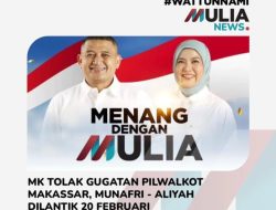 MK Tolak Gugatan INIMi, Appi-Aliyah Dilantik 20 Februari 2025
