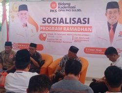 DPW PKS Sulsel Sosialisasikan Program Ramadhan untuk Anggota
