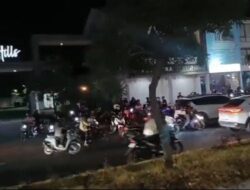 Tegas dan Terukur, Polsek Tamalate Bubarkan Gerombolan Pengendara Motor Biang Onar di Tanjung Bunga