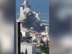 Rudal Iran Sasar Kantor Kementerian Dalam Negeri Israel di Haifa