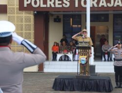 Bupati Torut Pimpin Apel Pasukan Operasi Patuh Pallawa