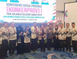 Demi Konsolidasi Organisasi PGRI Makassar Utus 12 Orang di Konkerprov I 2025