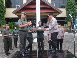 Kasdam Hasanuddin Temui Wakapolda Sulsel