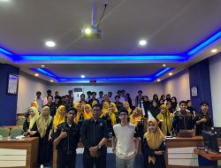 Mahasiswa FEB Unismuh Makassar Angkat Giat Diskuminfo