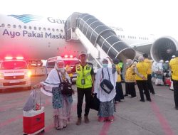 392 Jemaah Haji Sulbar Tiba di Makassar, 1 “Tinggal Selamanya” di Tanah Suci