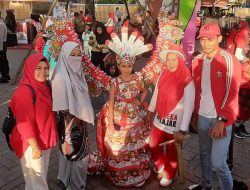 Murid SDN Kompleks Sambung Jawa Ramaikan Karnaval Ramah Lingkungan F8 2023