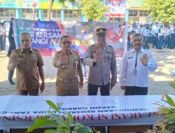 SMPN 18 Makassar Deklarasi Sekolah Bersinar dan Launching Satgas Anti Narkoba