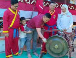 Lurah Maccini Sombala Buka Turnamen Pencak Silat Tamalate Cup 1