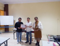 Lucky Caroles Pukau Peserta Lokakarya Jurnalistik