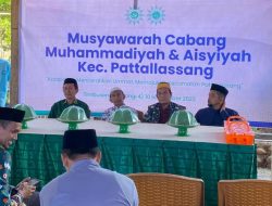 Abd. Karim Dg. Bombong Kembali Pimpin Cabang Muhammadiyah Pattalassang Gowa