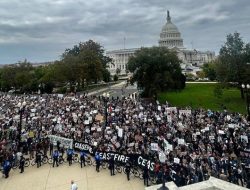 Ratusan Yahudi Serbu Kongres AS Tuntut Israel Hentikan Genosida