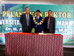 Ampauleng Resmi Jabat Rektor Universitas Pancasakti Makassar