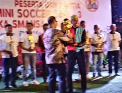 Pj Wali Kota Batu Tutup Liga Mini Soccer IKA SMANSA Makassar