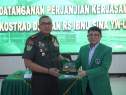 Divif 3 Kostrad MoU dengan RS. Ibnu Sina Makassar