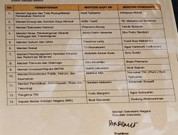 Mensesneg Sebut Dokumen Reshuffle Kabinet Hoaks