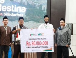 Dukung Kemerdekaan Palestina, Wahdah Sulsel dan WIZ Pasangkayu Donasi Milyaran Rupiah