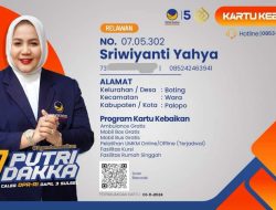 Putri Dakka Rilis Kartu Kebaikan