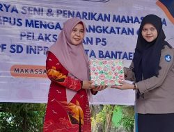 Suasana Haru Mewarnai Acara Gelar Karya Seni dan Penarikan Mahasiswa Kampus Mengajar di SD Inpres Banta-Bantaeng 1 Makassar