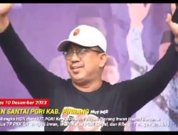 Video : Jalan Santai PGRI Pinrang, Wakil Ketua PGRI Sulsel Beri Support Penuh