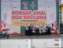 Free Palestine Menggema di Konser Amal dan Doa Bersama di Makassar