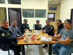 Kapolsek dan Ketua Panwascam Silaturahmi ke Sekretariat FKPM Manggala