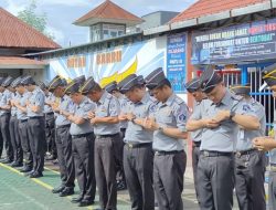 Rutan Kelas IIB Barru Gelar Apel Penyematan Pin Predikat WBK