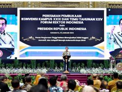 Presiden Jokowi Buka Temu Tahunan Forum Rektor Indonesia