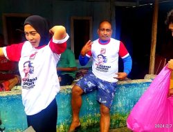 Sahabat James ‘Hamburkan’ 1.000 Baju Kaos di Tamalanrea dan Biringkanaya