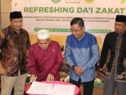 BAZNAS Makassar Kolaborasi LDFM-DDI, ini Buktinya