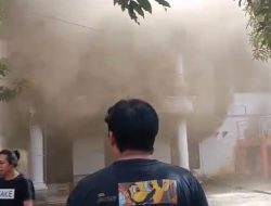 Warkop di Pelita 4 Makassar Terbakar